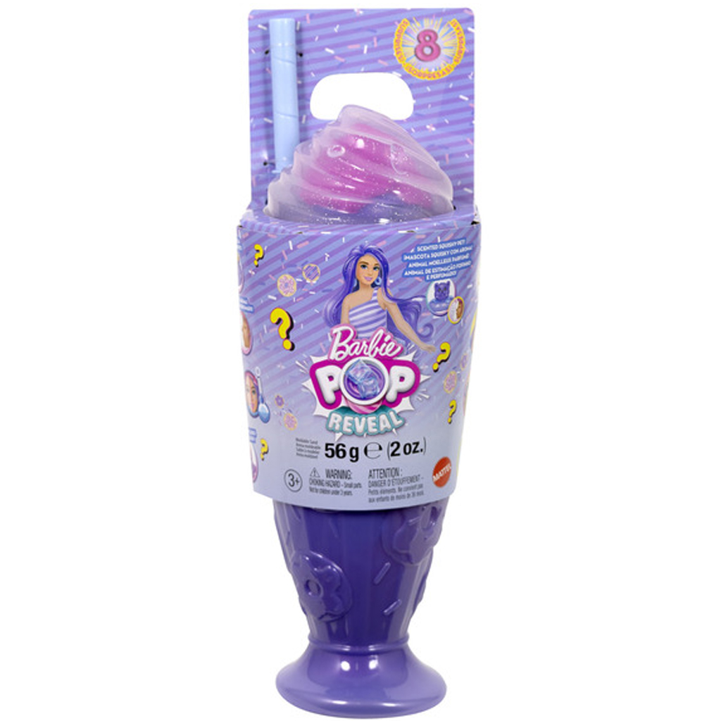 imagen de Barbie: Slime reveal shaker aromático - lila - Mattel 1