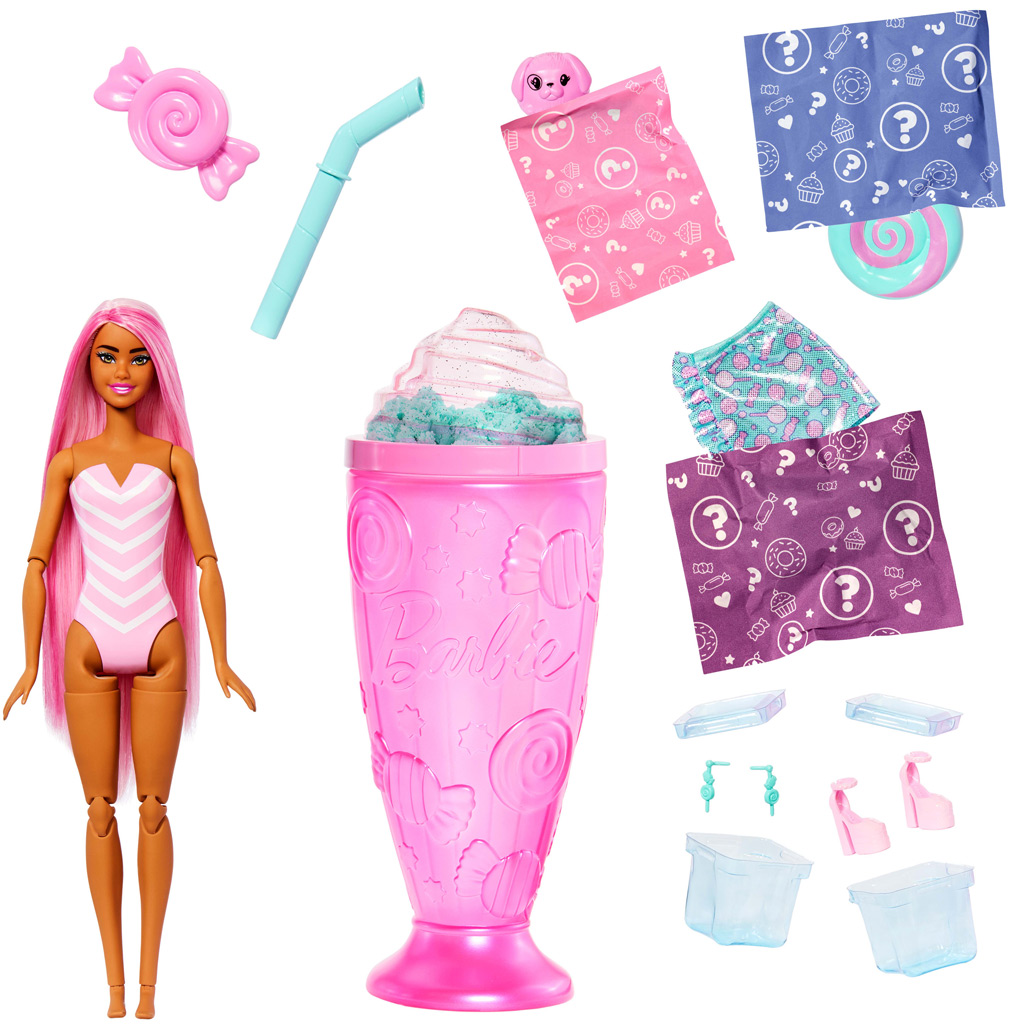 imagen de Barbie: Slime reveal shaker aromático - Rosa - Mattel 2