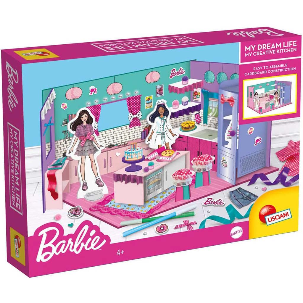 imagen de Barbie Sueño cocina set creativo - Lisciani 1