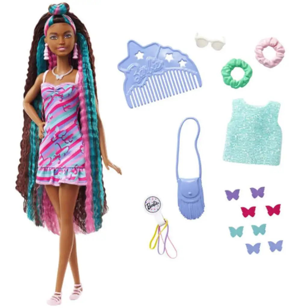 imagen de Barbie Totally Hair mariposa muñeca - Mattel 2