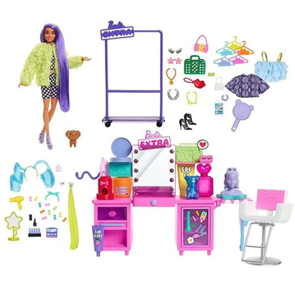 imagen de Barbie: Vestidor extravagante con muñeca - Mattel 2