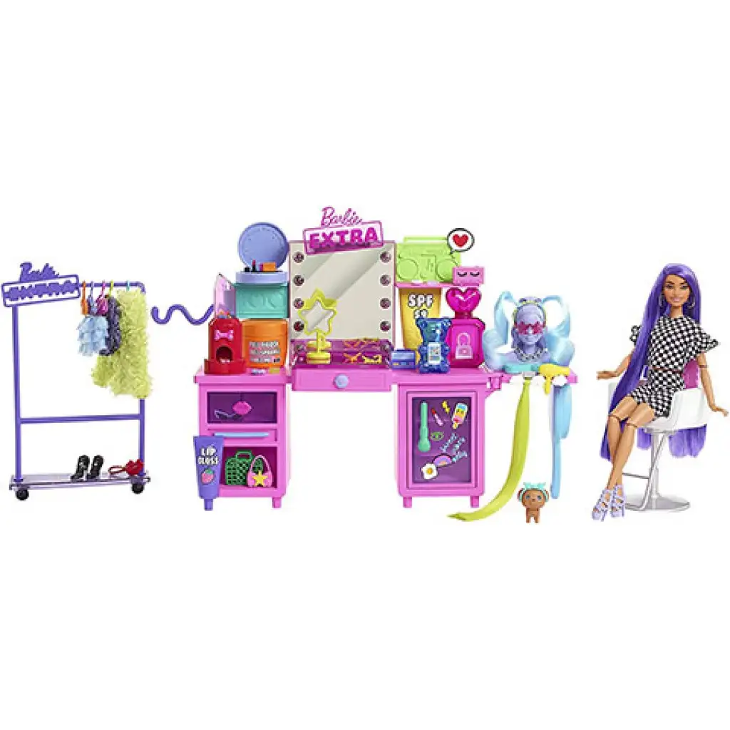 imagen de Barbie: Vestidor extravagante con muñeca - Mattel 3
