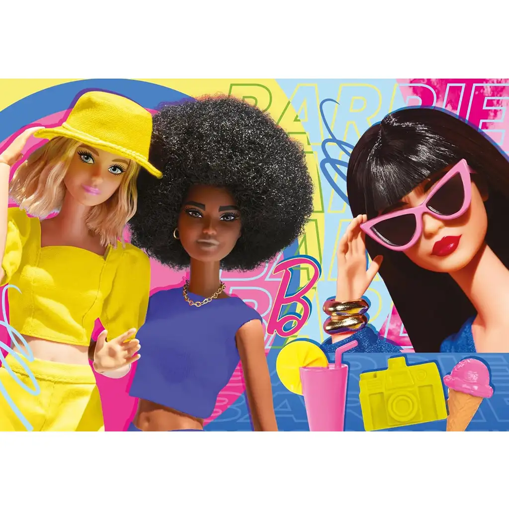 imagen de Barbie y sus amigos rompecabezas maxi de 2x60 piezas 50x35cm - Lisciani 3