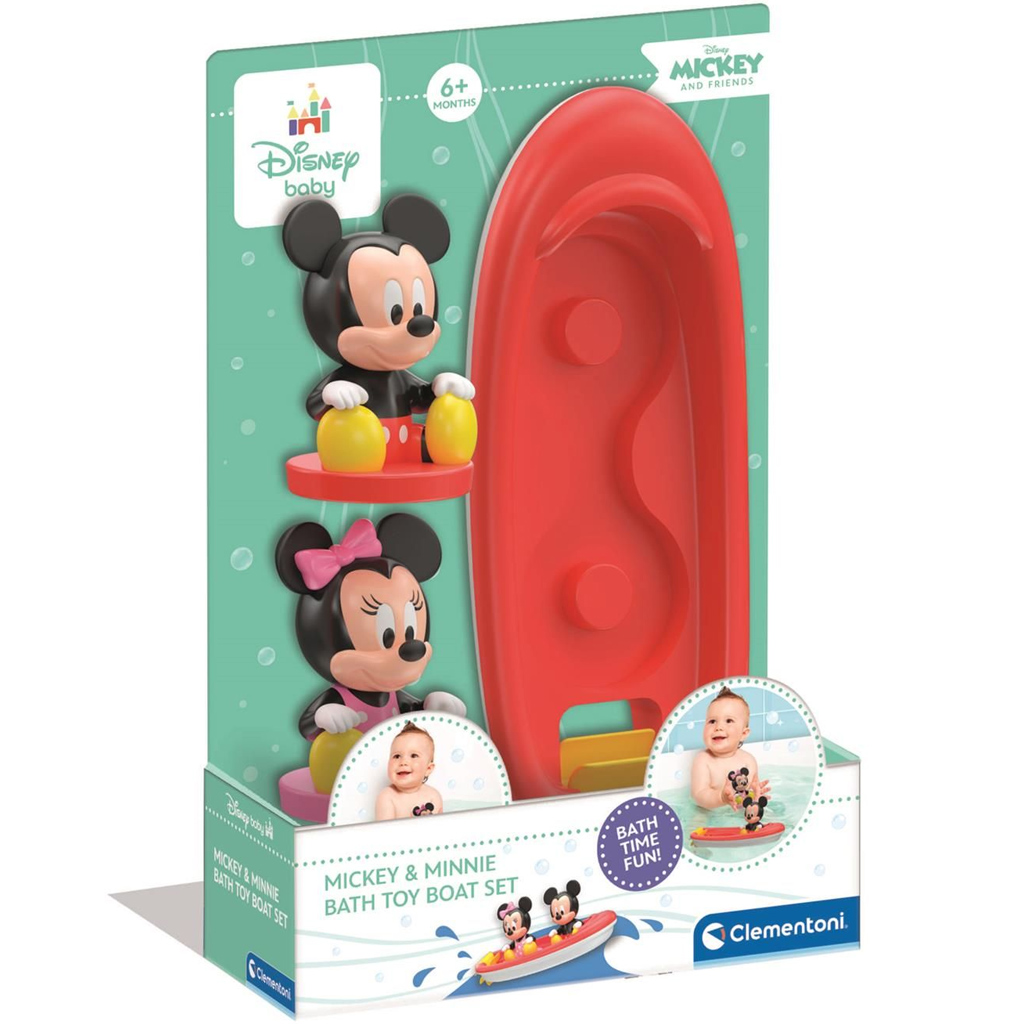 imagen de Barco de Mickey Mouse y Minnie Mouse - Juguete de baño Clementoni baby 1