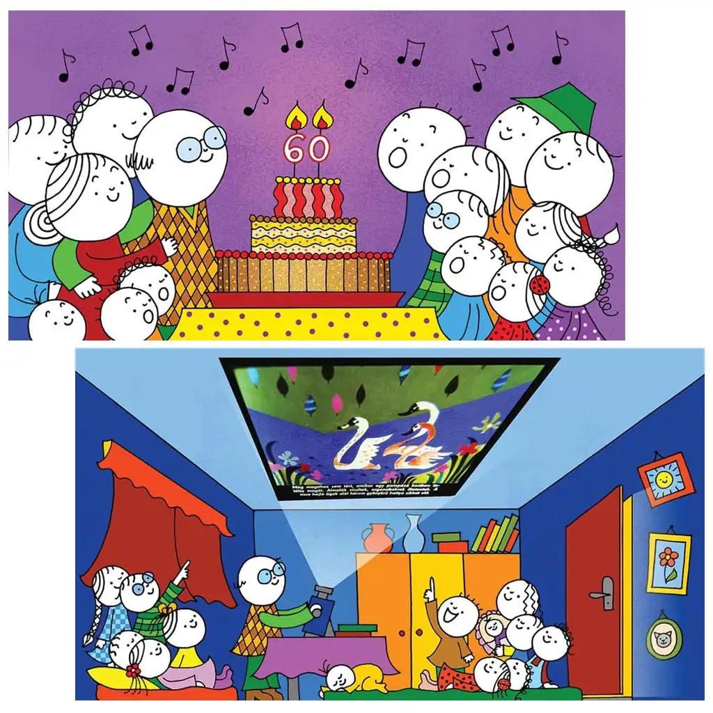 imagen de Bartos Erika: Bogyó y Babóca - El cumpleaños del abuelo diafilm 2