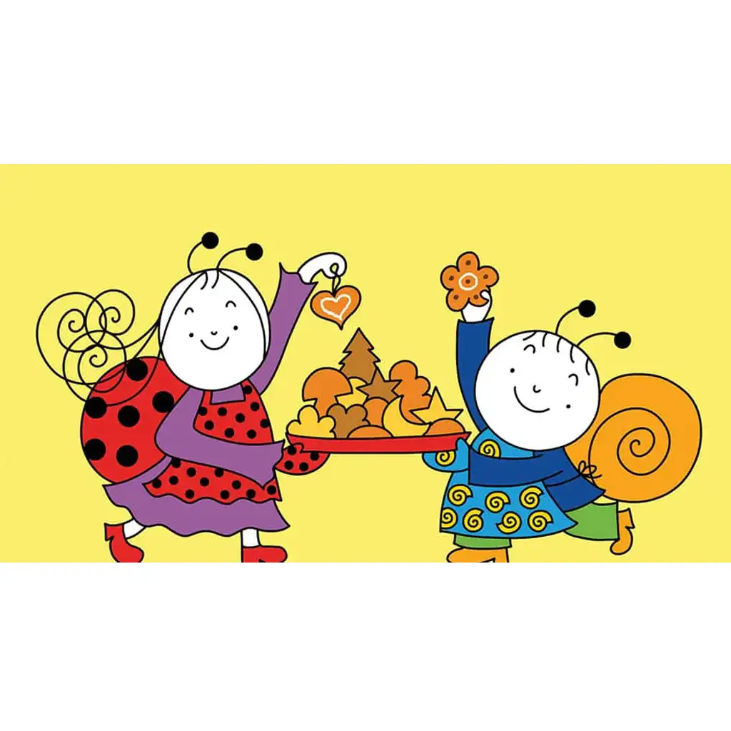 imagen de Bartos Erika: Bogyó y Babóca galleta de jengibre diafilm 1