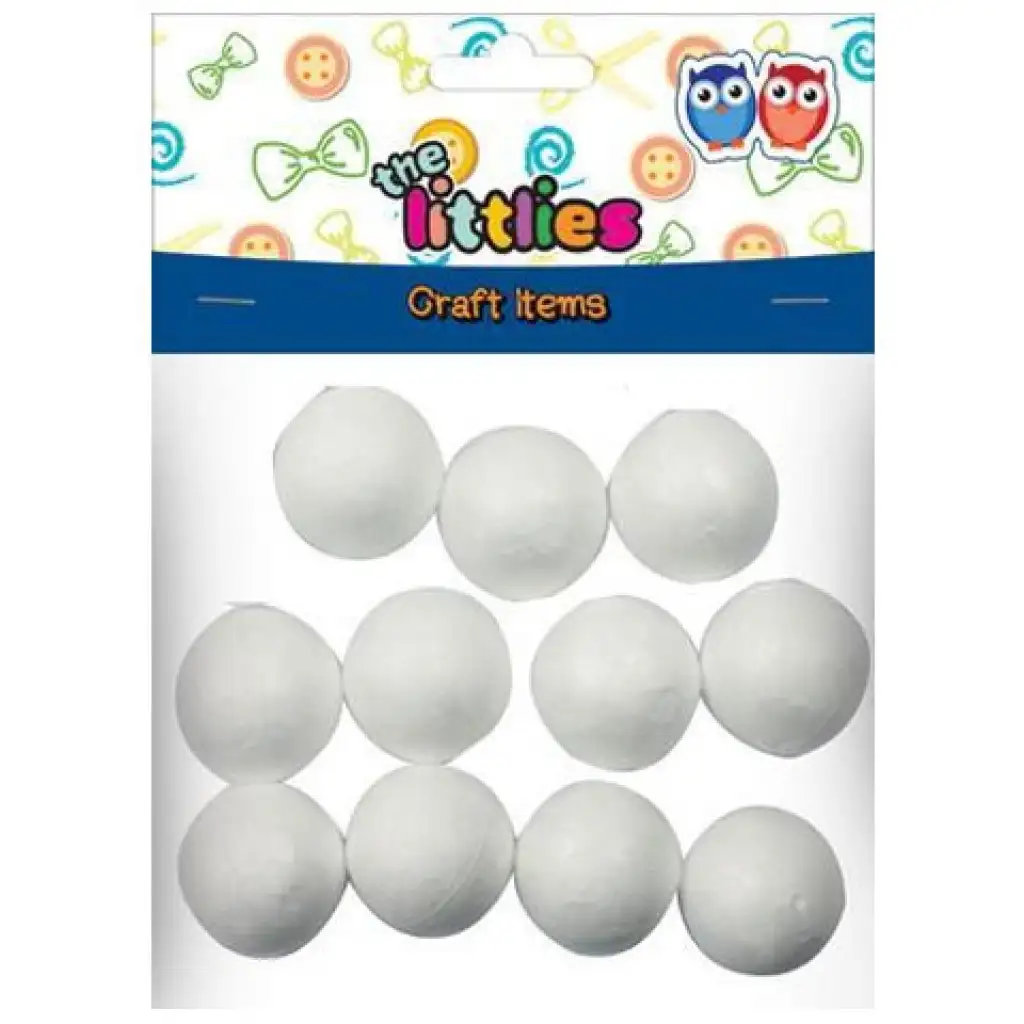 imagen de Base de decoración de bola de poliestireno 40mm 8ud 1