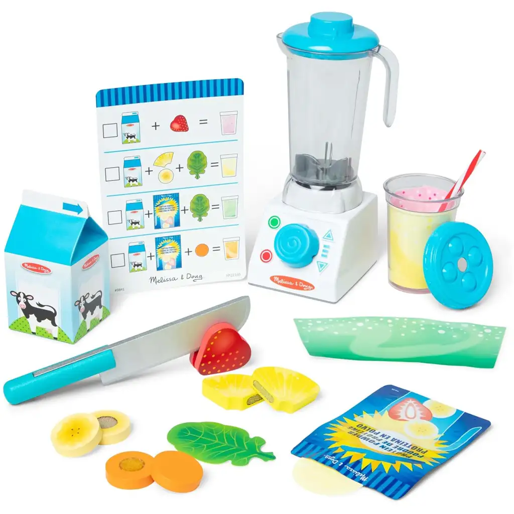 imagen de Batidora de smoothie de madera con accesorios - Melissa & Doug 2
