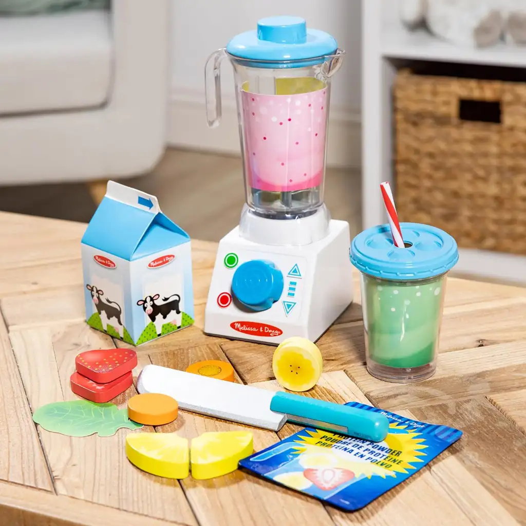 imagen de Batidora de smoothie de madera con accesorios - Melissa & Doug 6