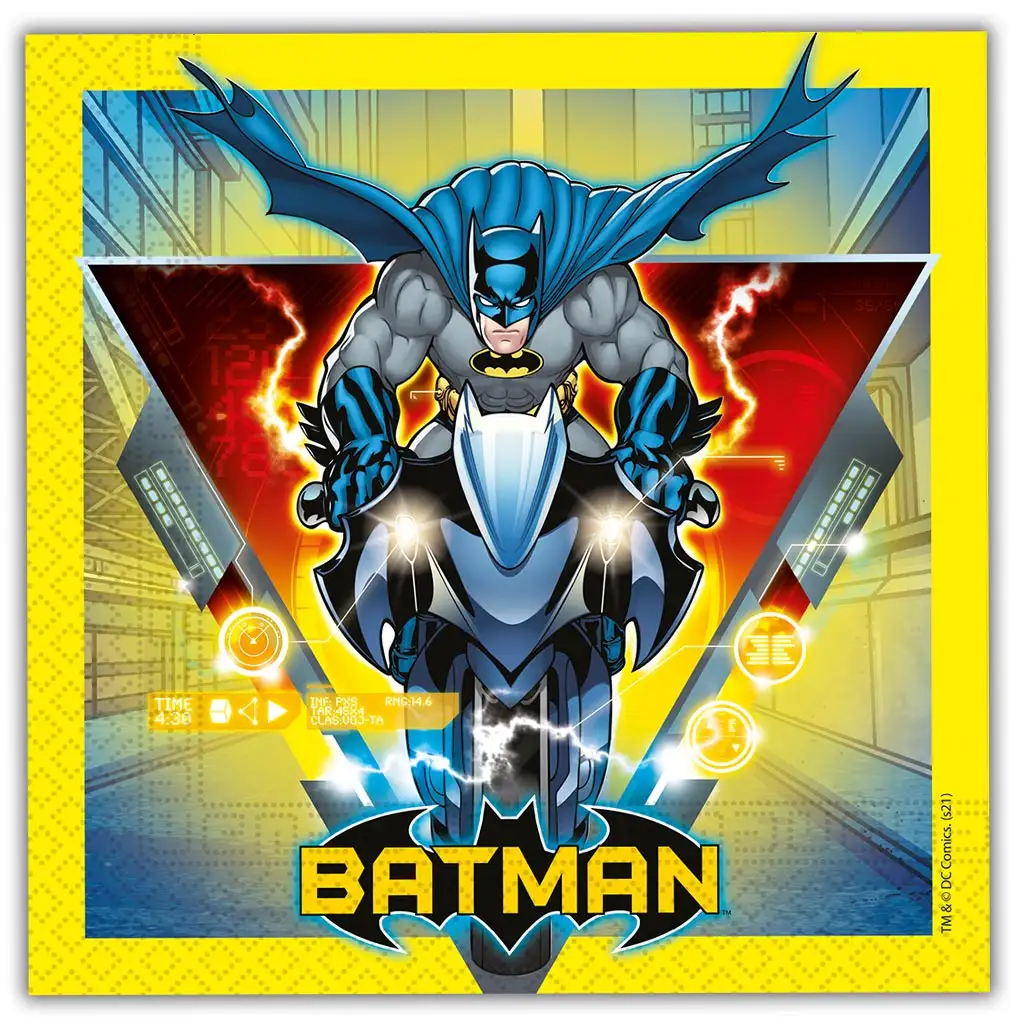 imagen de Batman el superhéroe servilleta de 2 capas paquete de 20 unidades 1