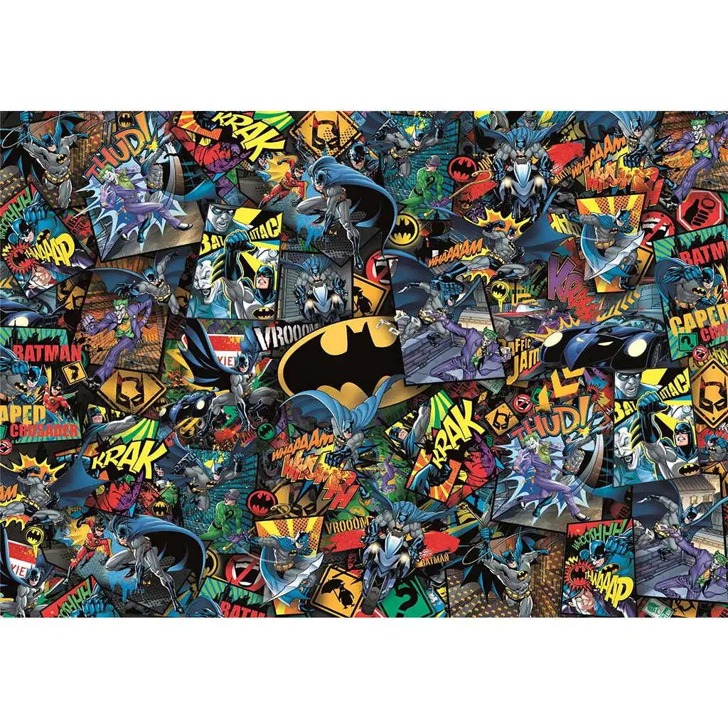 imagen de Batman rompecabezas imposible de 1000 piezas 70x50cm - Clementoni 2