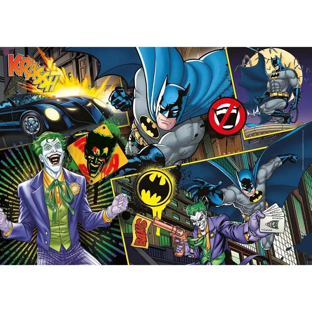 imagen de Batman vs. Joker rompecabezas supercolor de 104 piezas - Clementoni 2