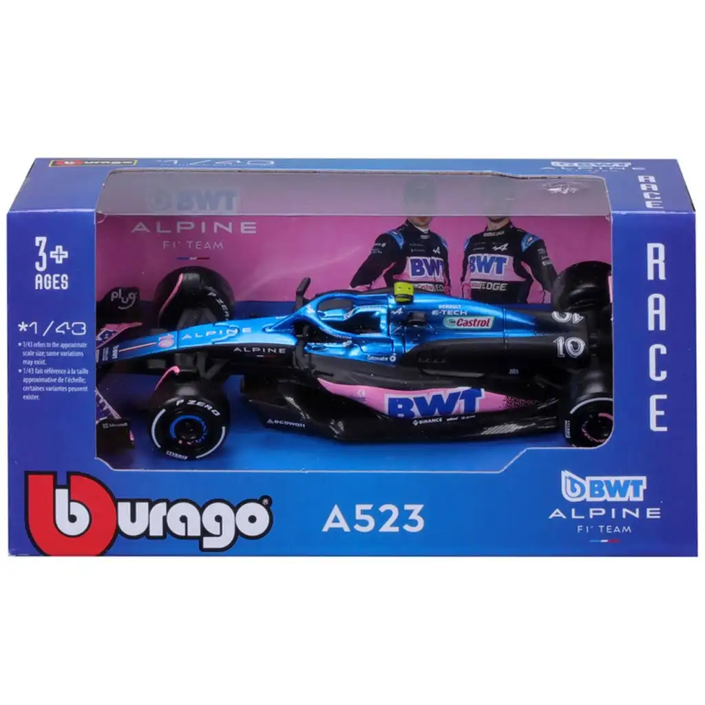 imagen de Bburago: Alpine A523 coche de carreras de metal modelo 1/43 4