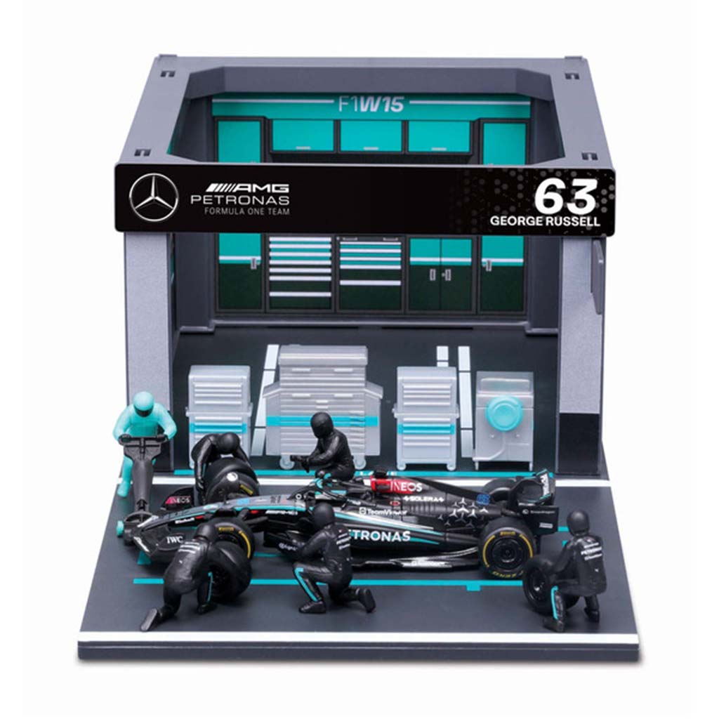 imagen de Bburago: Coche de carrera F1 1/43 - MB AMG W15 E Performance box 2