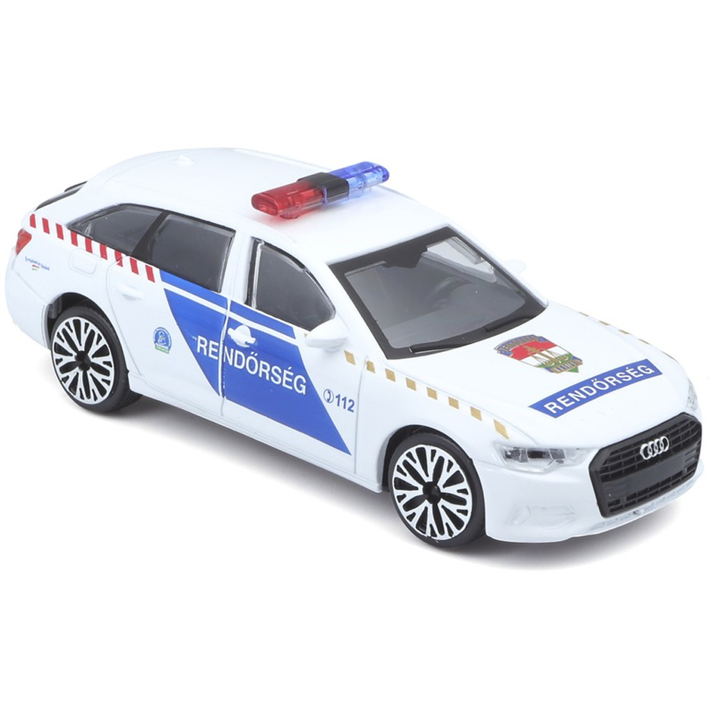 imagen de Bburago: Coche de Policía Húngaro Audi A6 Avant 1:43 2