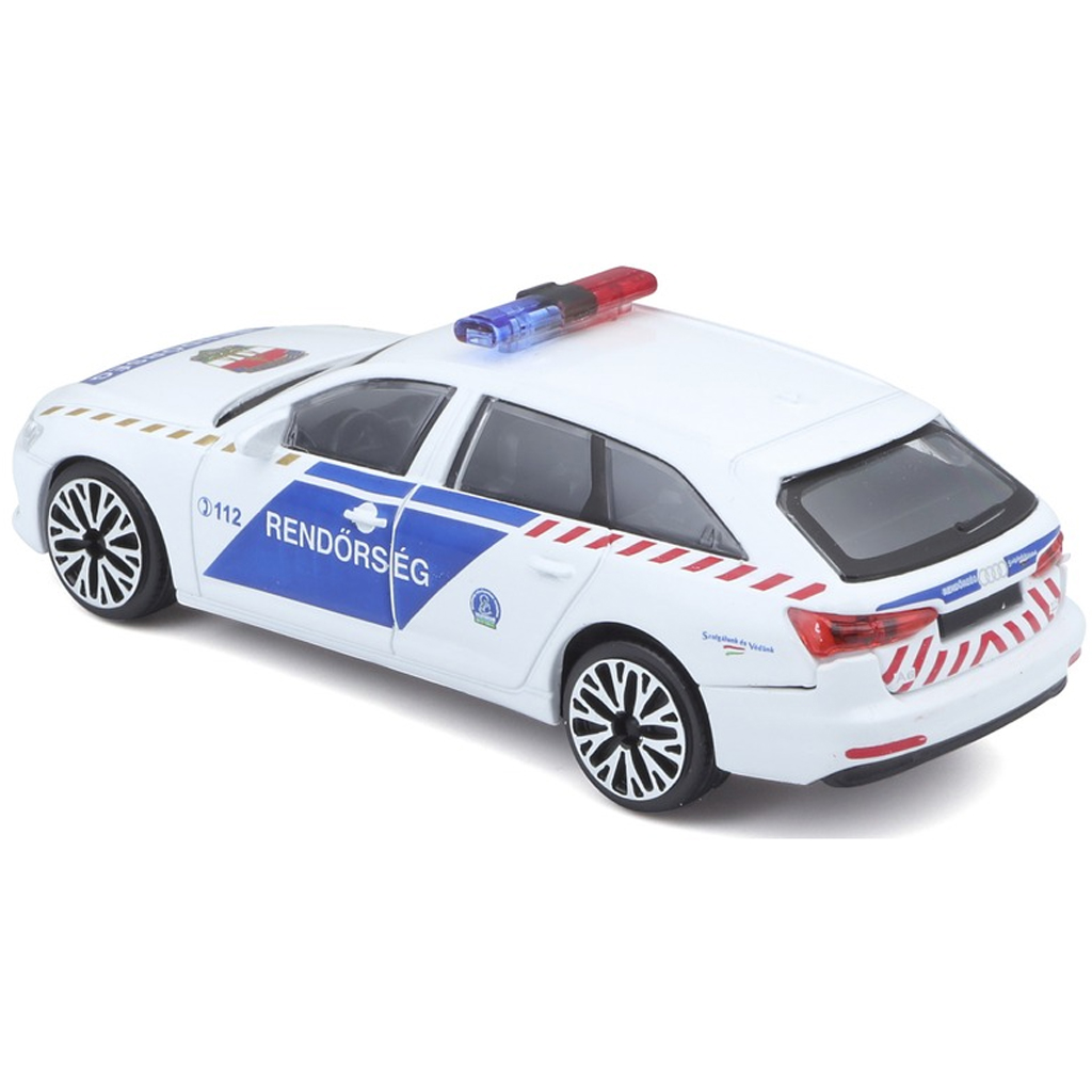 imagen de Bburago: Coche de Policía Húngaro Audi A6 Avant 1:43 3