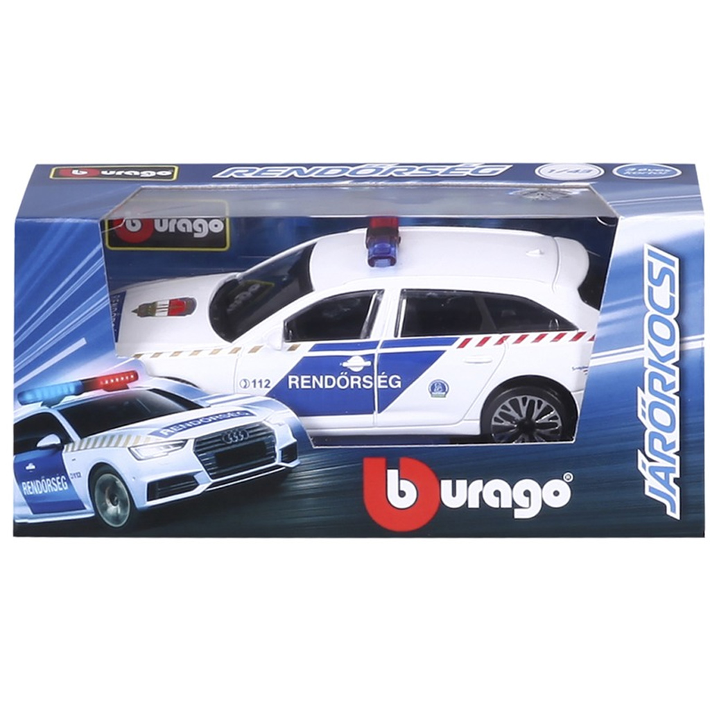 imagen de Bburago: Coche de Policía Húngaro Audi A6 Avant 1:43 4
