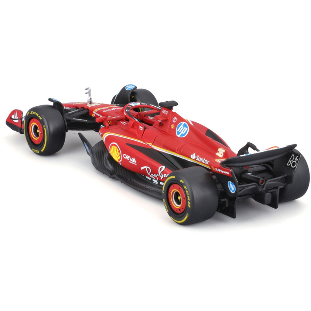 imagen de Bburago: Ferrari SF24 F1 coche de carreras modelo de metal 1/43 2
