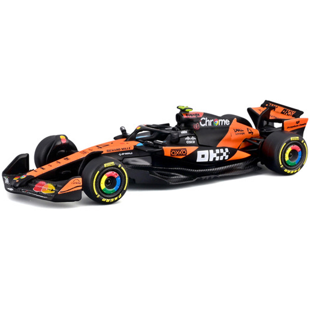 imagen de Bburago: McLaren MCL39 Norris F1 (2025) coche de carreras modelo de metal 1/64 (Lando Norris #4) 2