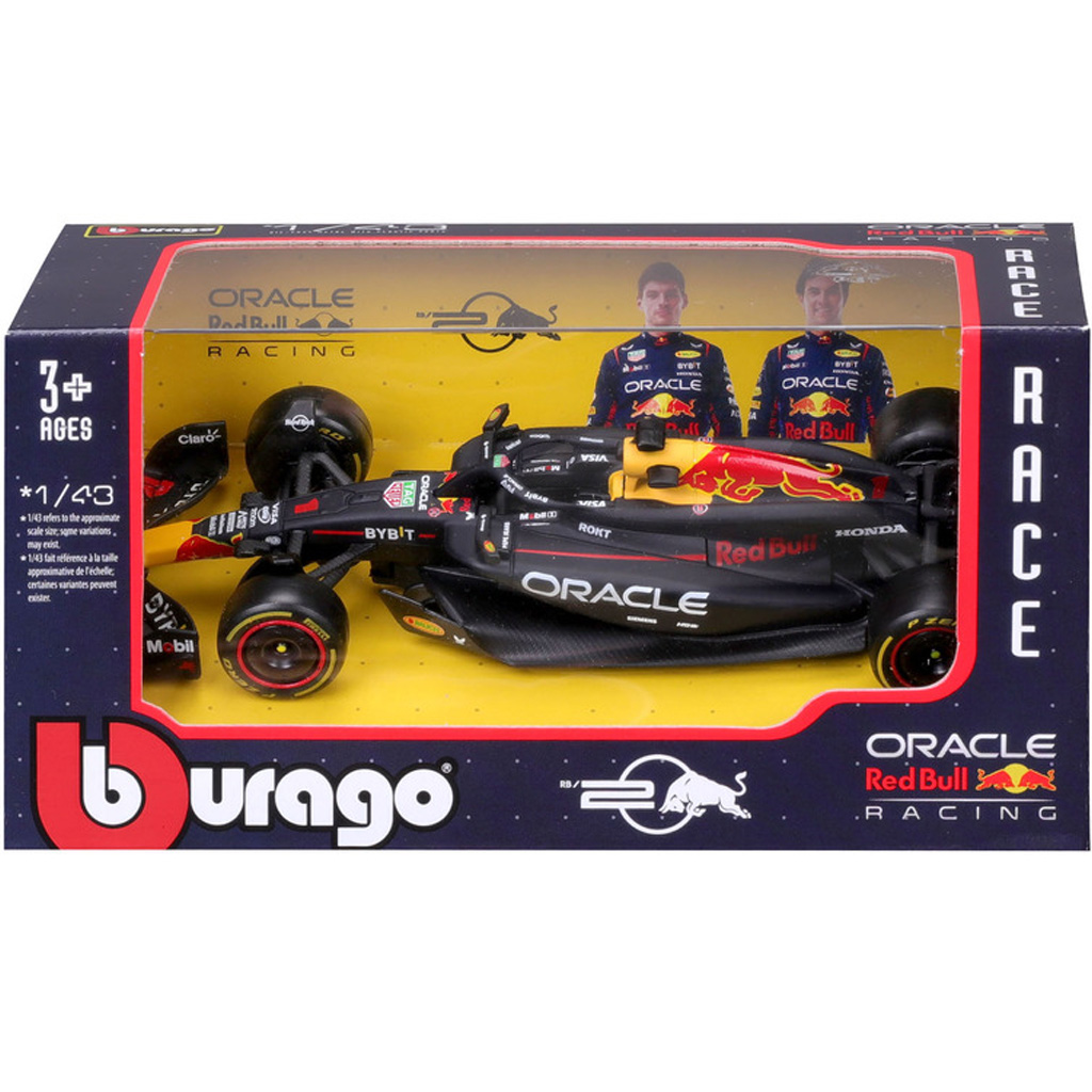 imagen de Bburago: Red Bull RB20 F1 coche de carreras modelo de metal 1/43 1