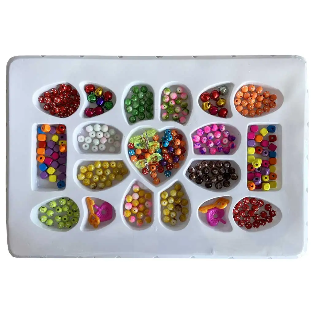 imagen de Beads Series: Set de joyería con cuentas y llaves 100+ cuentas 2