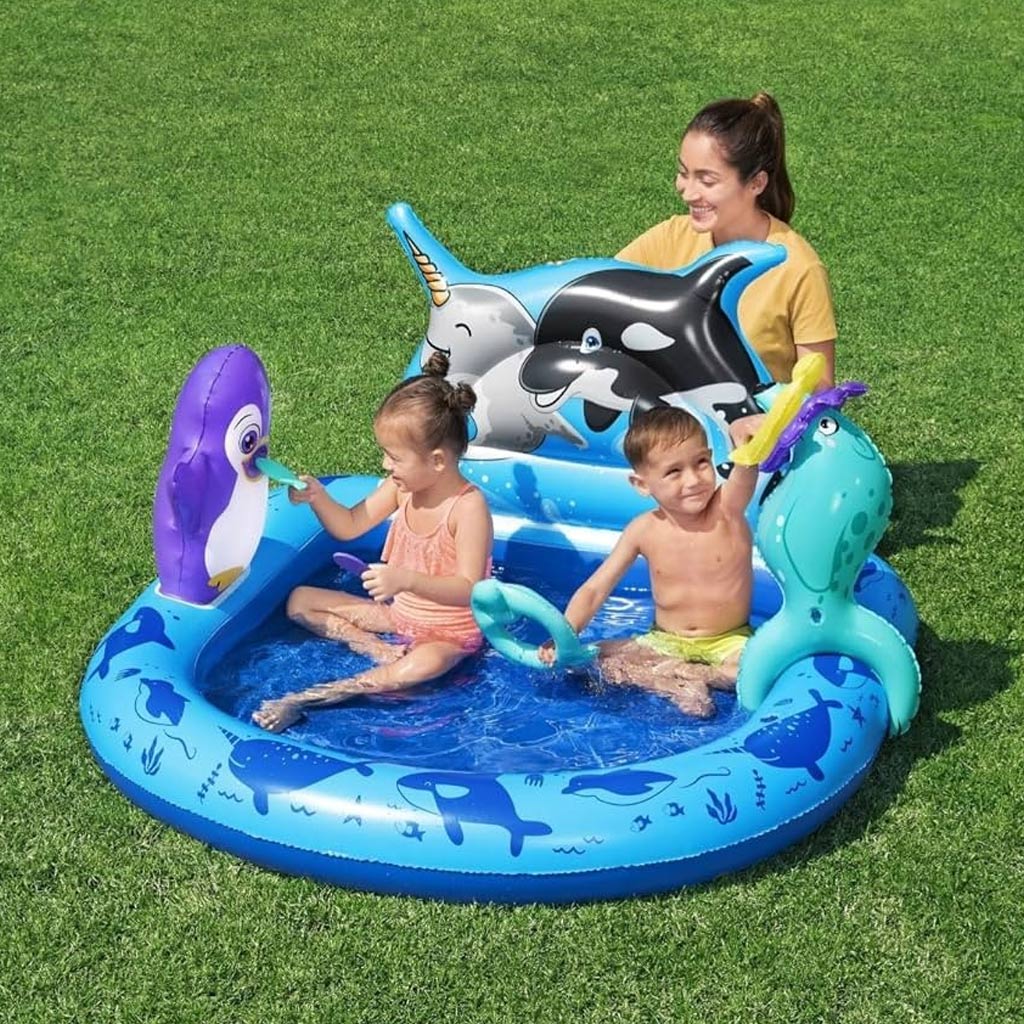 imagen de Bestway: Amigos Polares piscina inflable 134×131×73 cm 2