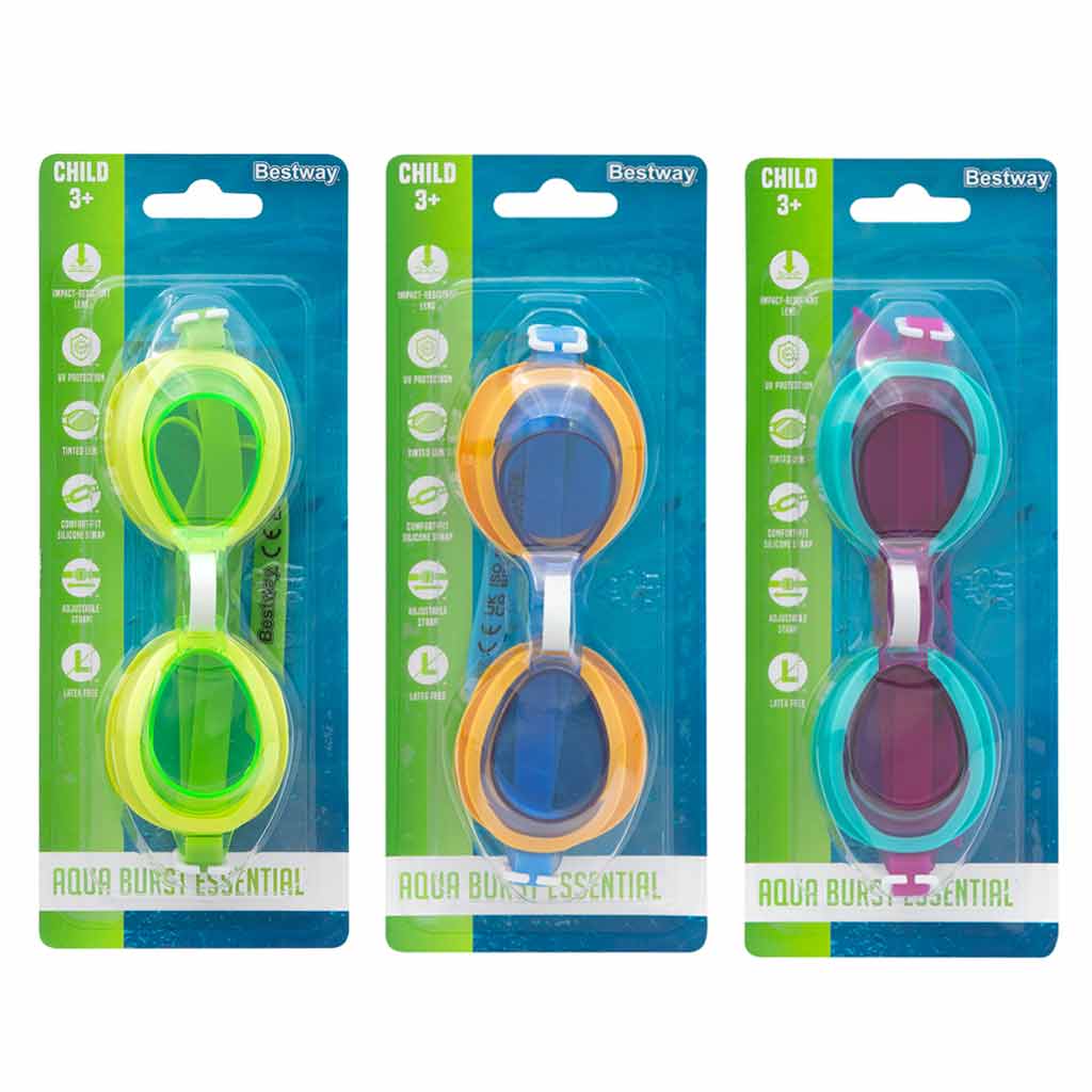 imagen de Bestway: Aqua Burst Essential™ gafas de natación para niños en tres versiones 1ud 1