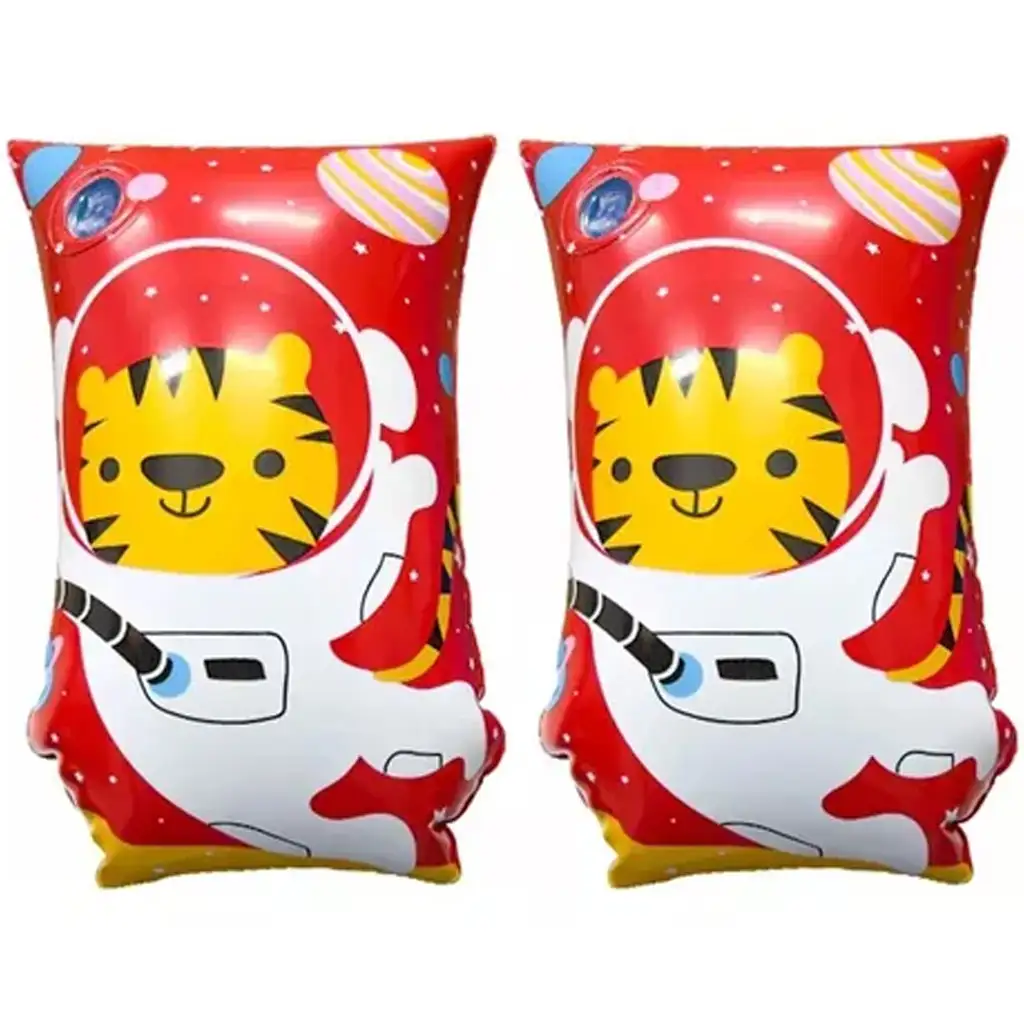 imagen de Bestway: Aventura acuática con manguitos de animales 30x15cm 1