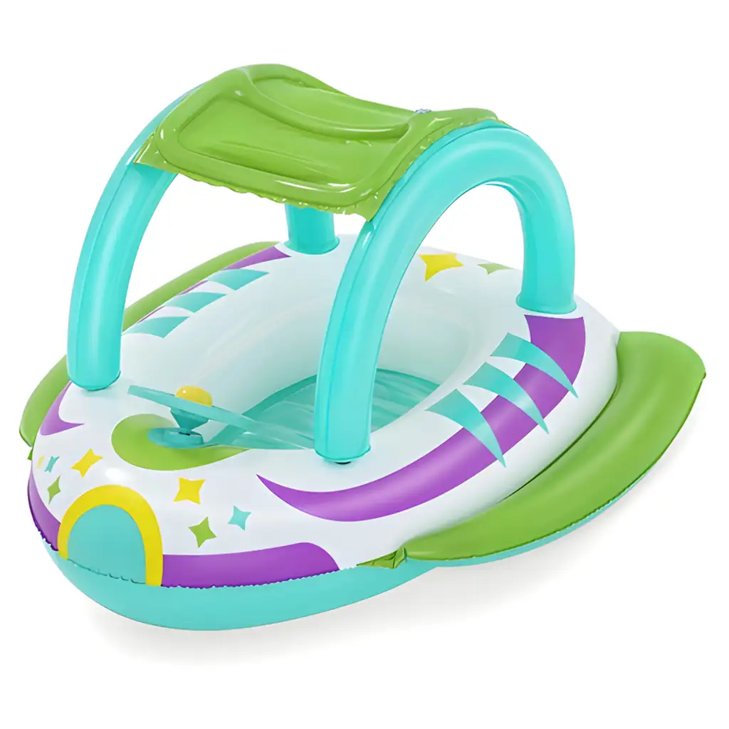 imagen de Bestway: Barco inflable para bebés astronauta 107cm 1
