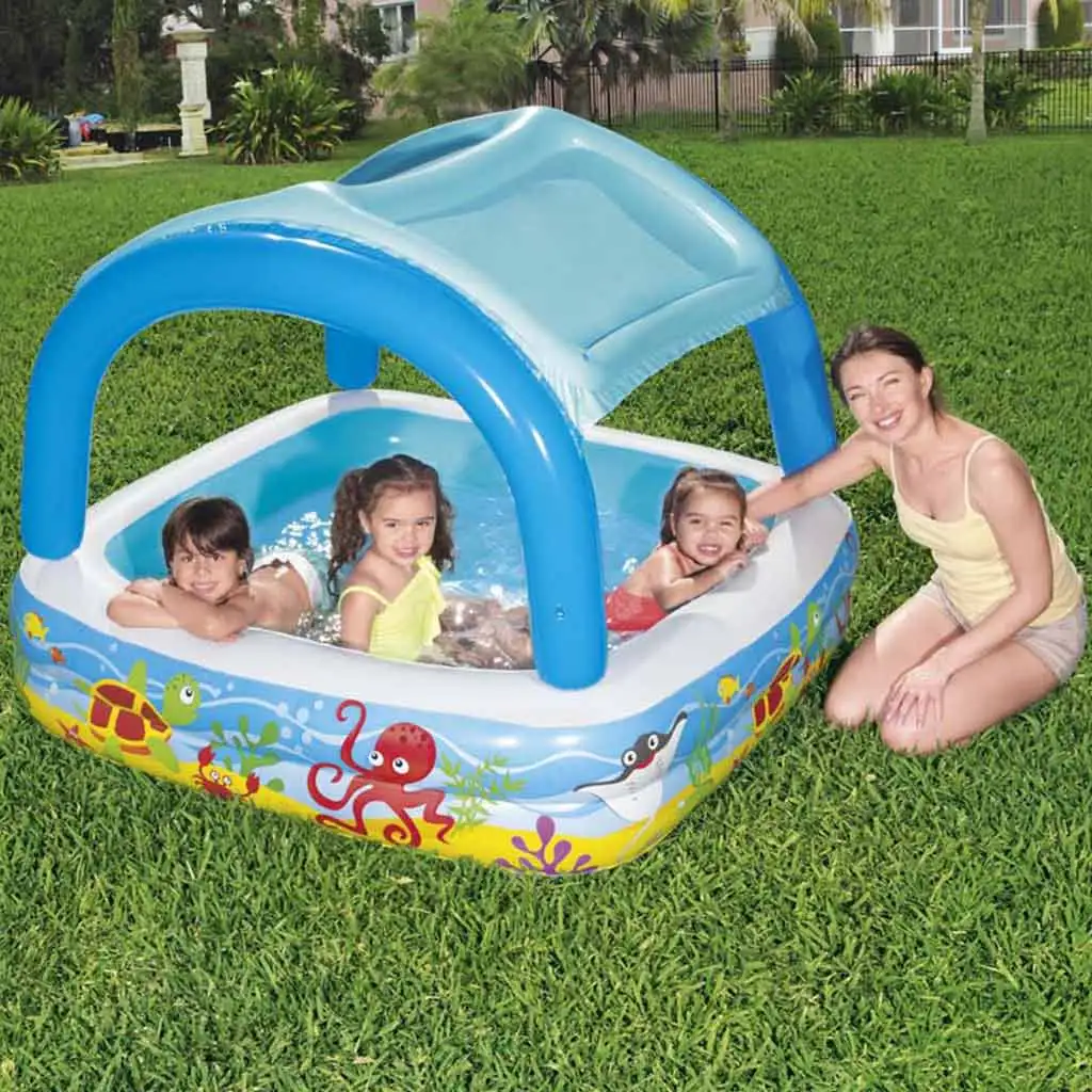 imagen de Bestway: Beach Buddy™ piscina inflable con techo protector solar 140 x 140 x 114 cm 2