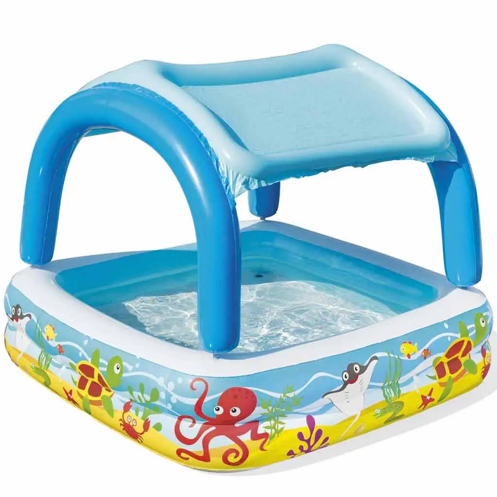 imagen de Bestway: Beach Buddy™ piscina inflable con techo protector solar 140 x 140 x 114 cm 3