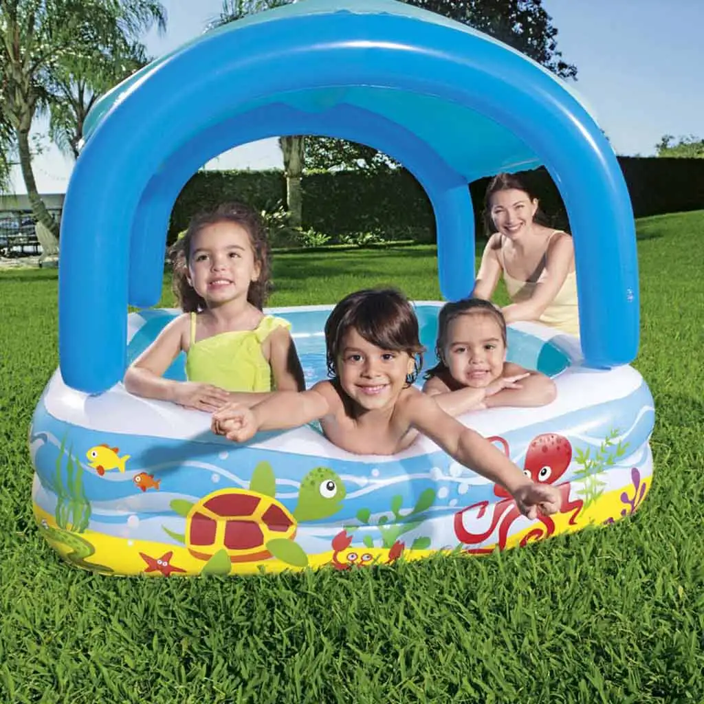 imagen de Bestway: Beach Buddy™ piscina inflable con techo protector solar 140 x 140 x 114 cm 5