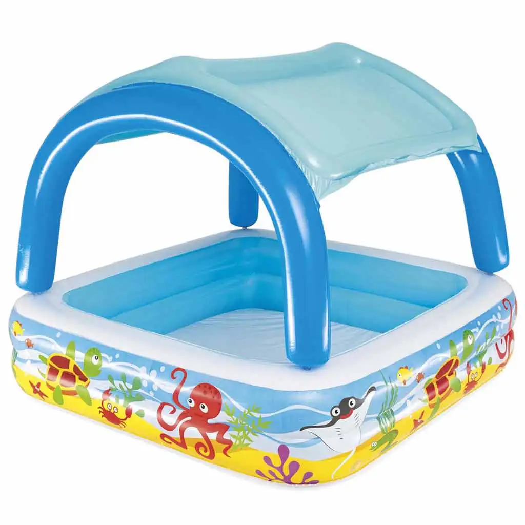 imagen de Bestway: Beach Buddy™ piscina inflable con techo protector solar 140 x 140 x 114 cm 1