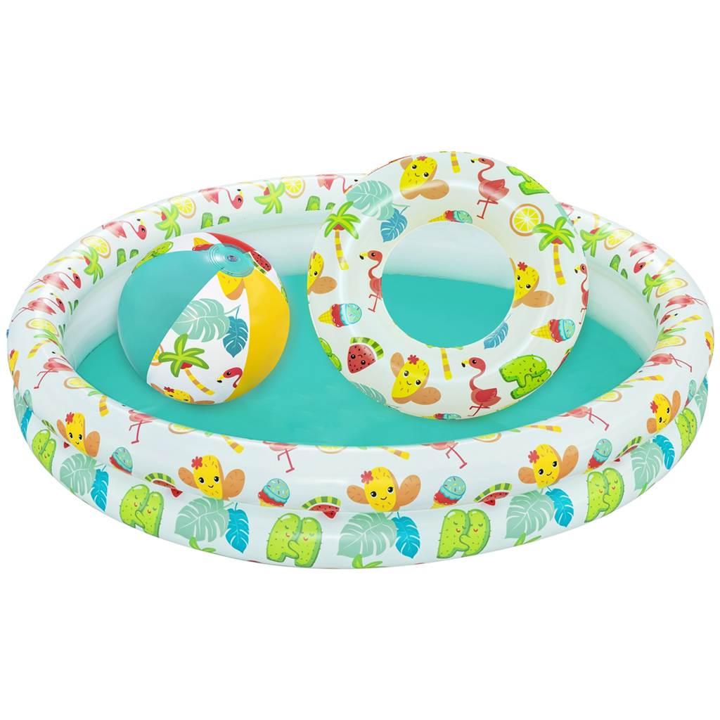 imagen de Bestway: Beachtastic piscina inflable de chapoteo 3 en 1 set Ø 122 x 20 cm 1