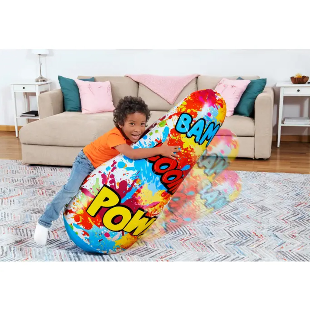 imagen de Bestway: Bob Bag™ Comic Blast saco de boxeo inflable 119cm 2