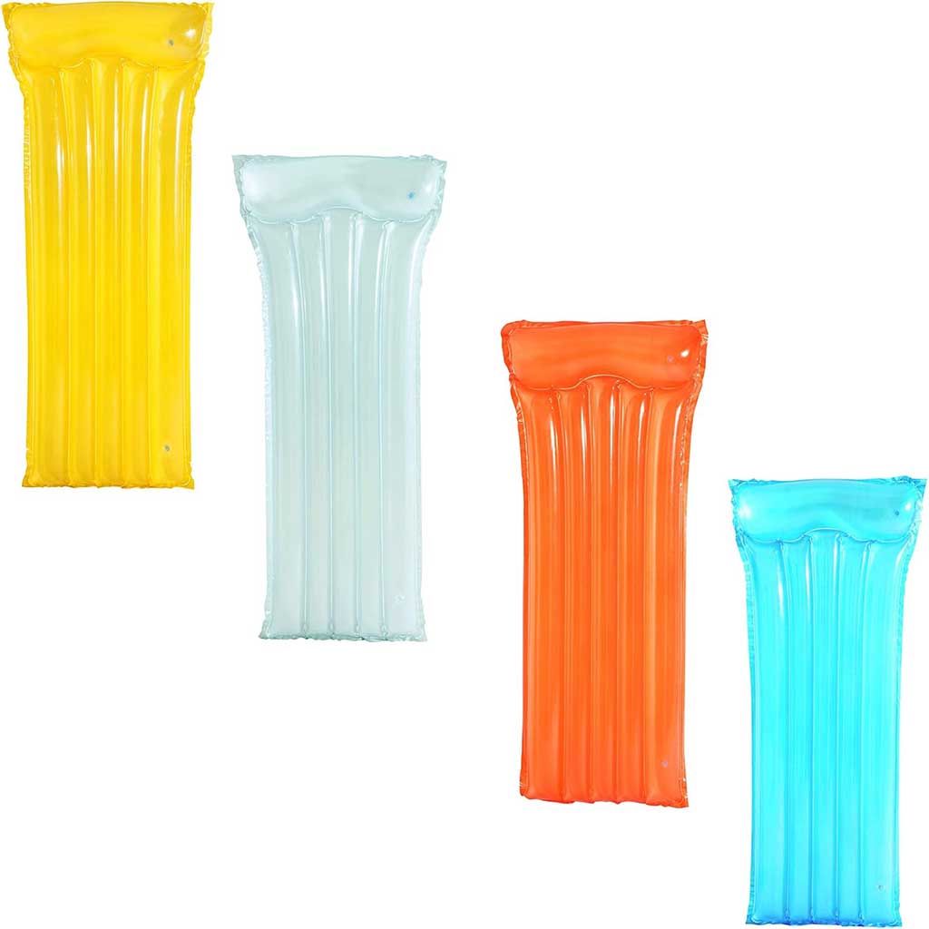 imagen de Bestway: Colchón inflable transparente en varios colores 183x76cm 1