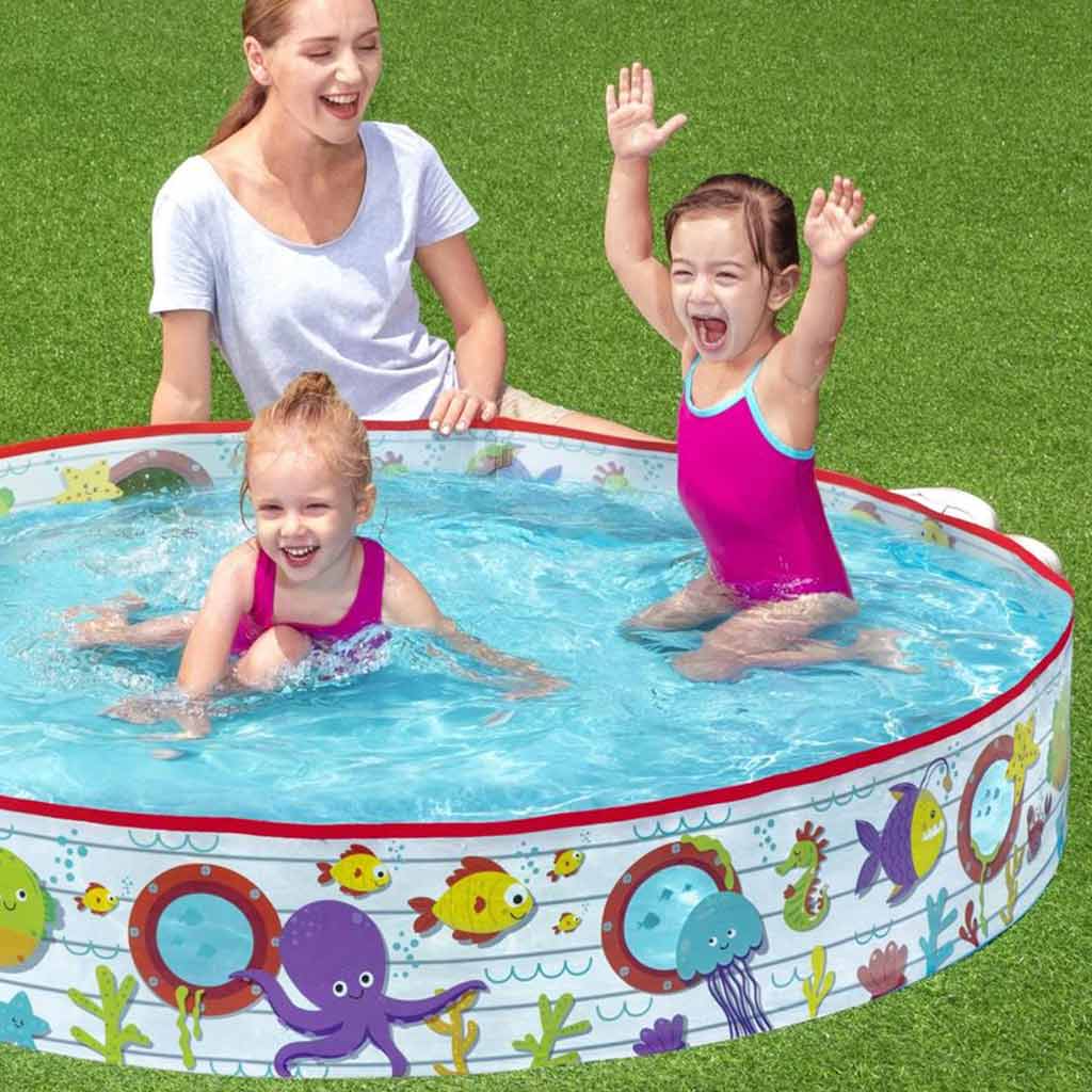 imagen de Bestway: Fill 'N Fun mundo submarino piscina inflable de pared rígida Ø 152 x 25 cm 2