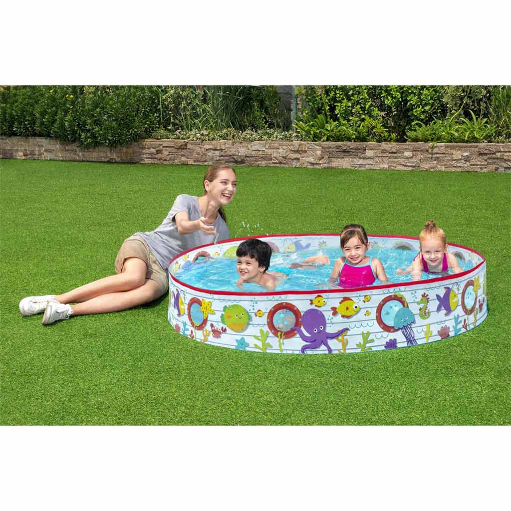 imagen de Bestway: Fill 'N Fun mundo submarino piscina inflable de pared rígida Ø 152 x 25 cm 4