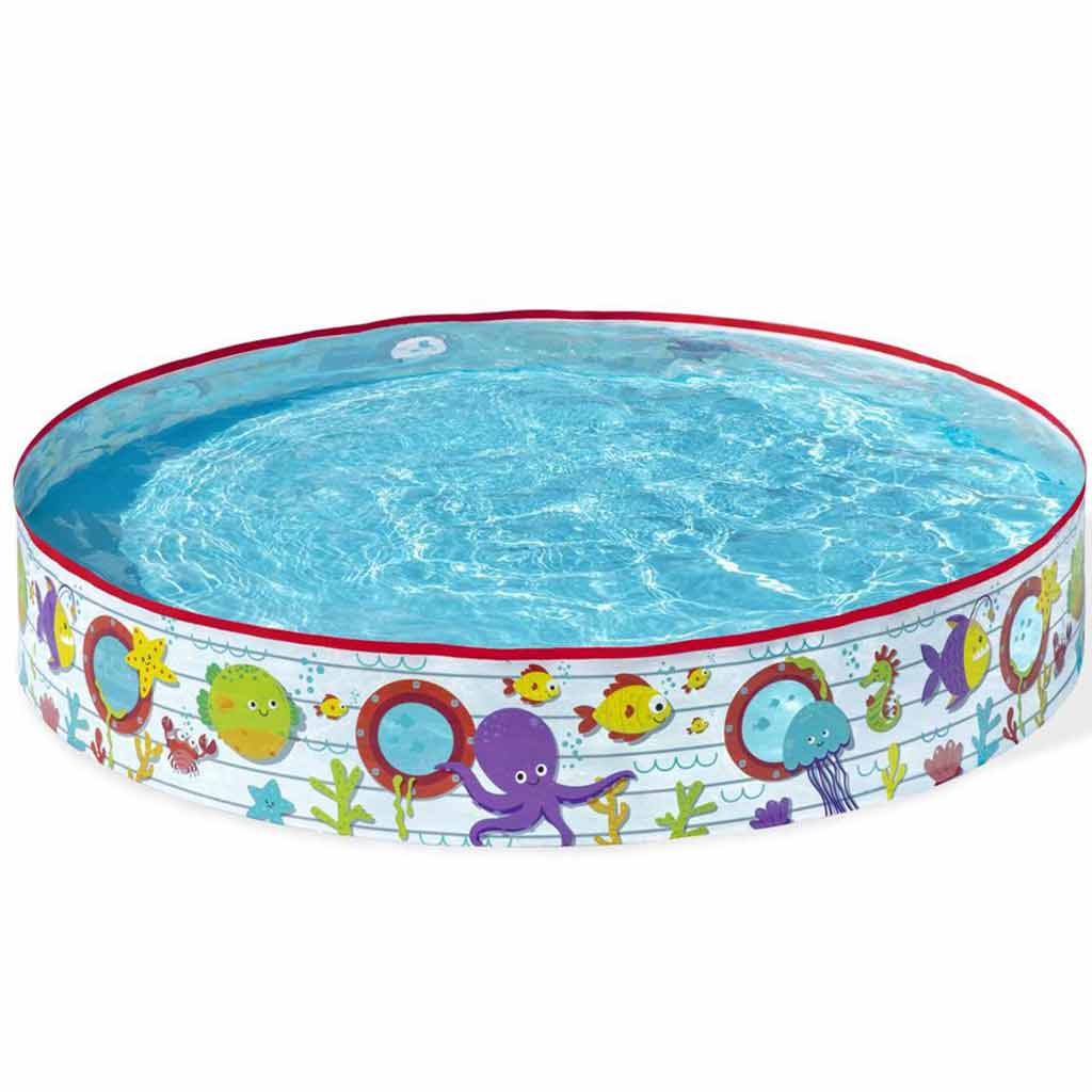 imagen de Bestway: Fill 'N Fun mundo submarino piscina inflable de pared rígida Ø 152 x 25 cm 1