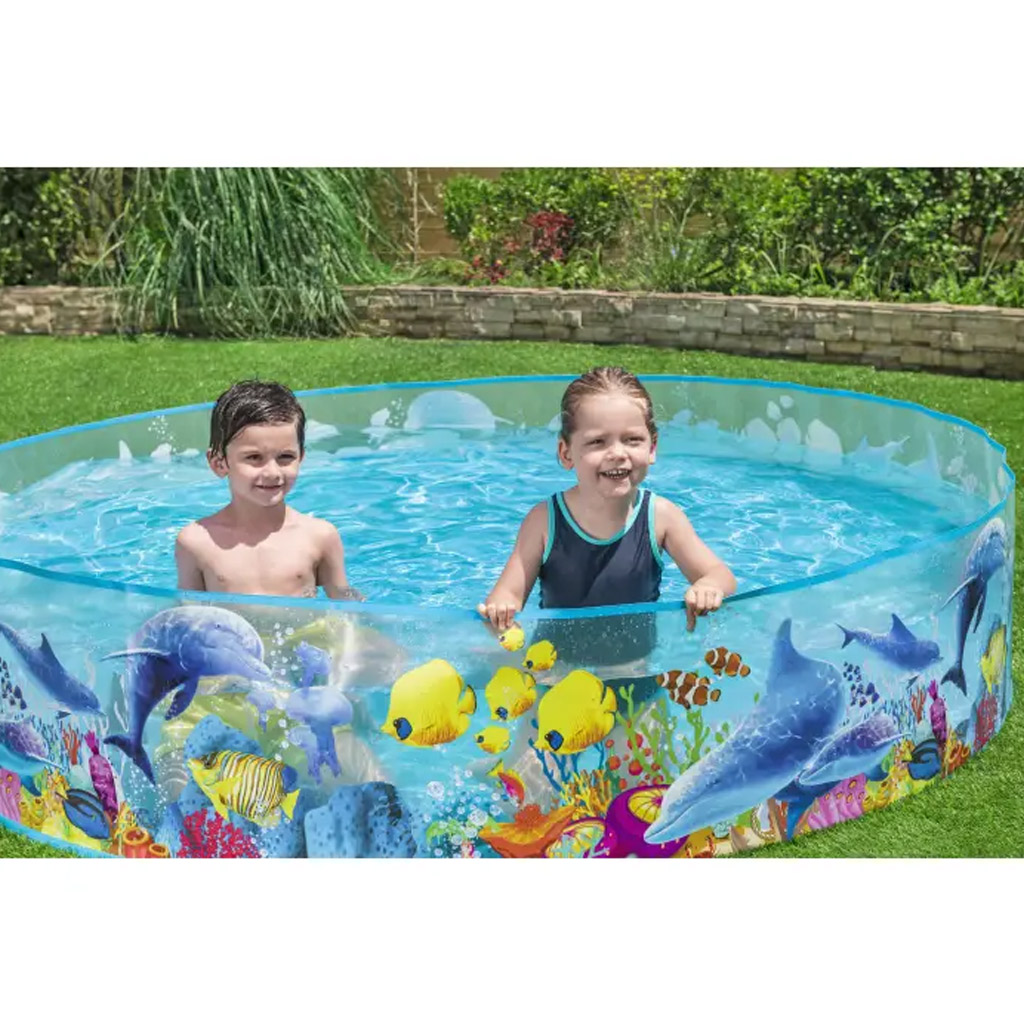 imagen de Bestway: Fill 'N Fun™ Odyssey piscina inflable con diseño de océano Ø 244 x 46 cm 3