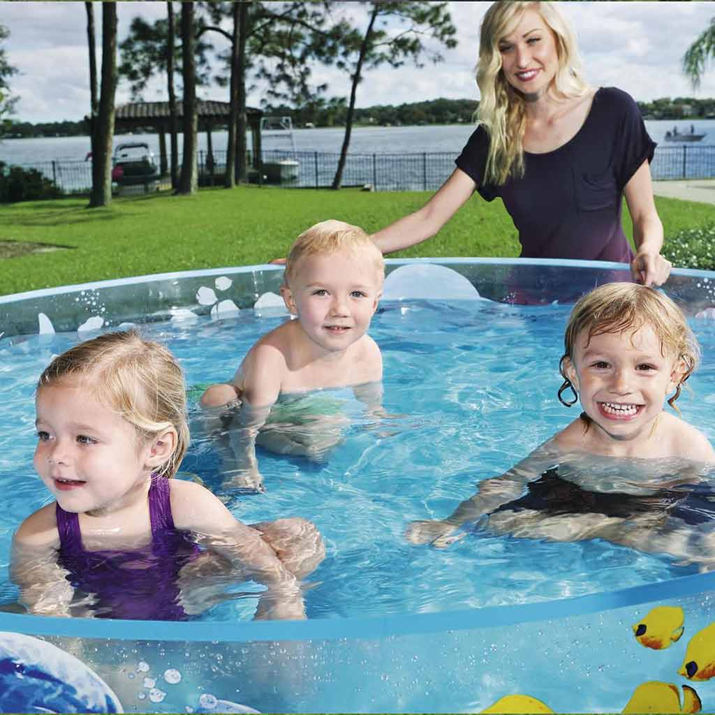 imagen de Bestway: Fill 'N Fun Odyssey piscina inflable de pared rígida, Ø 183 x 38 cm 4