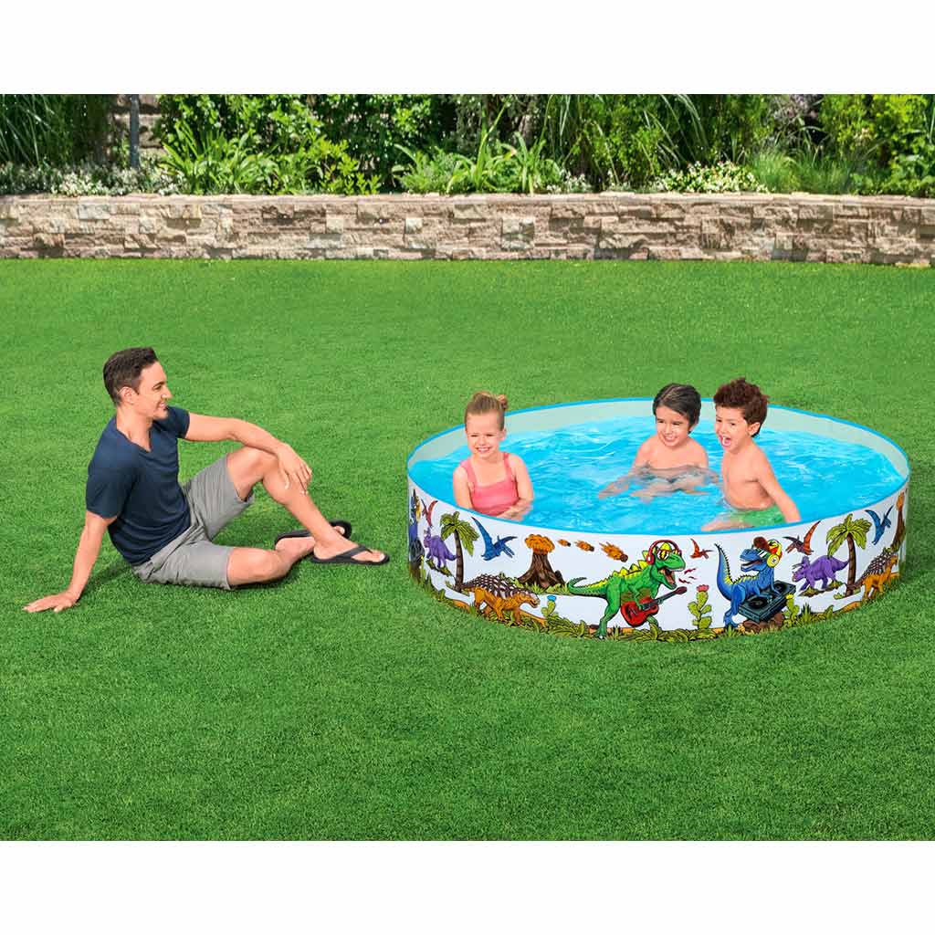 imagen de Bestway: Fill 'n Fun™ piscina inflable rígida de dinosaurios Ø 183 x 38 cm 2