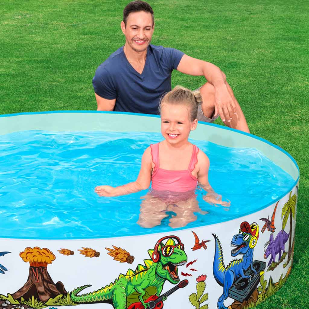 imagen de Bestway: Fill 'n Fun™ piscina inflable rígida de dinosaurios Ø 183 x 38 cm 3