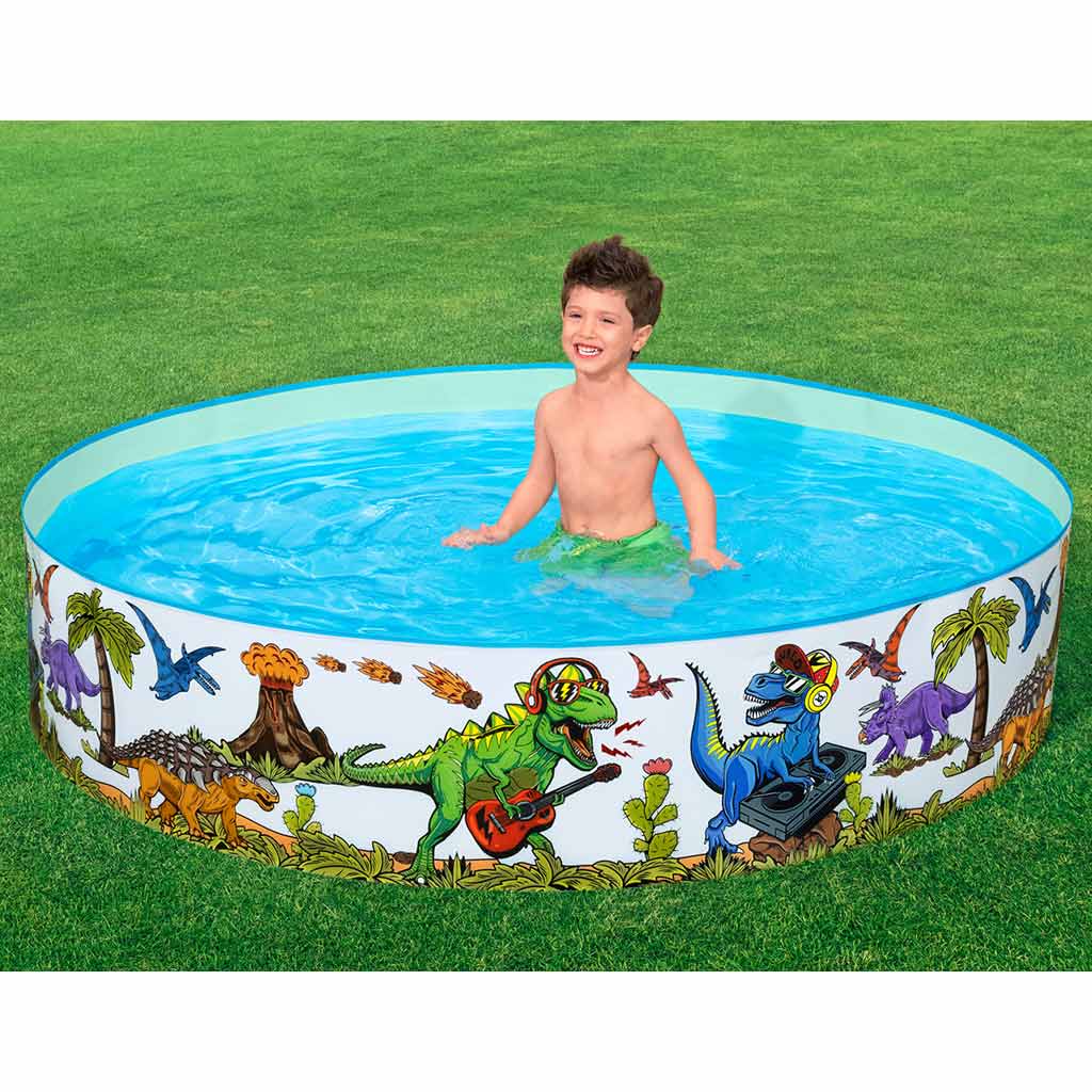 imagen de Bestway: Fill 'n Fun™ piscina inflable rígida de dinosaurios Ø 183 x 38 cm 4