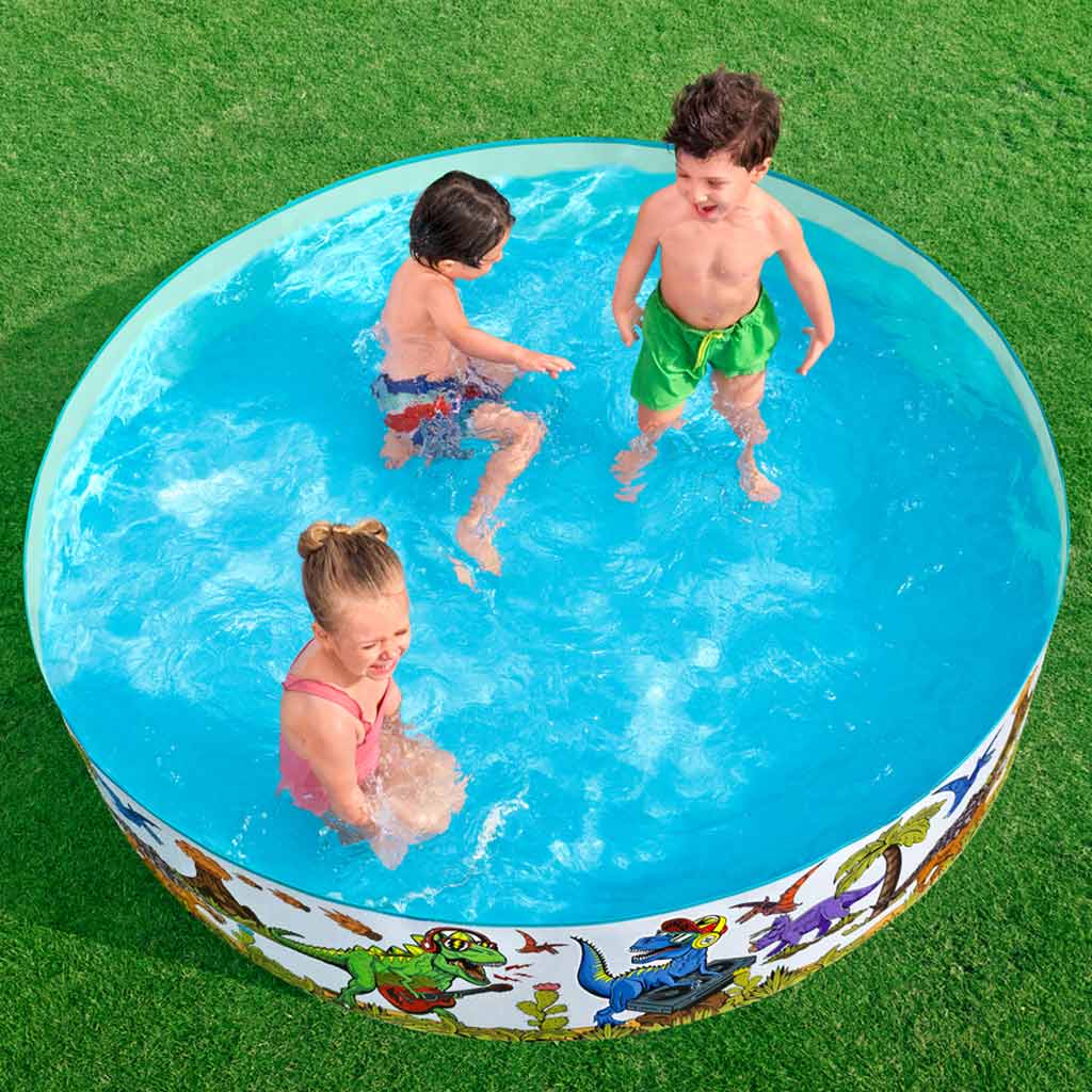 imagen de Bestway: Fill 'n Fun™ piscina inflable rígida de dinosaurios Ø 183 x 38 cm 5