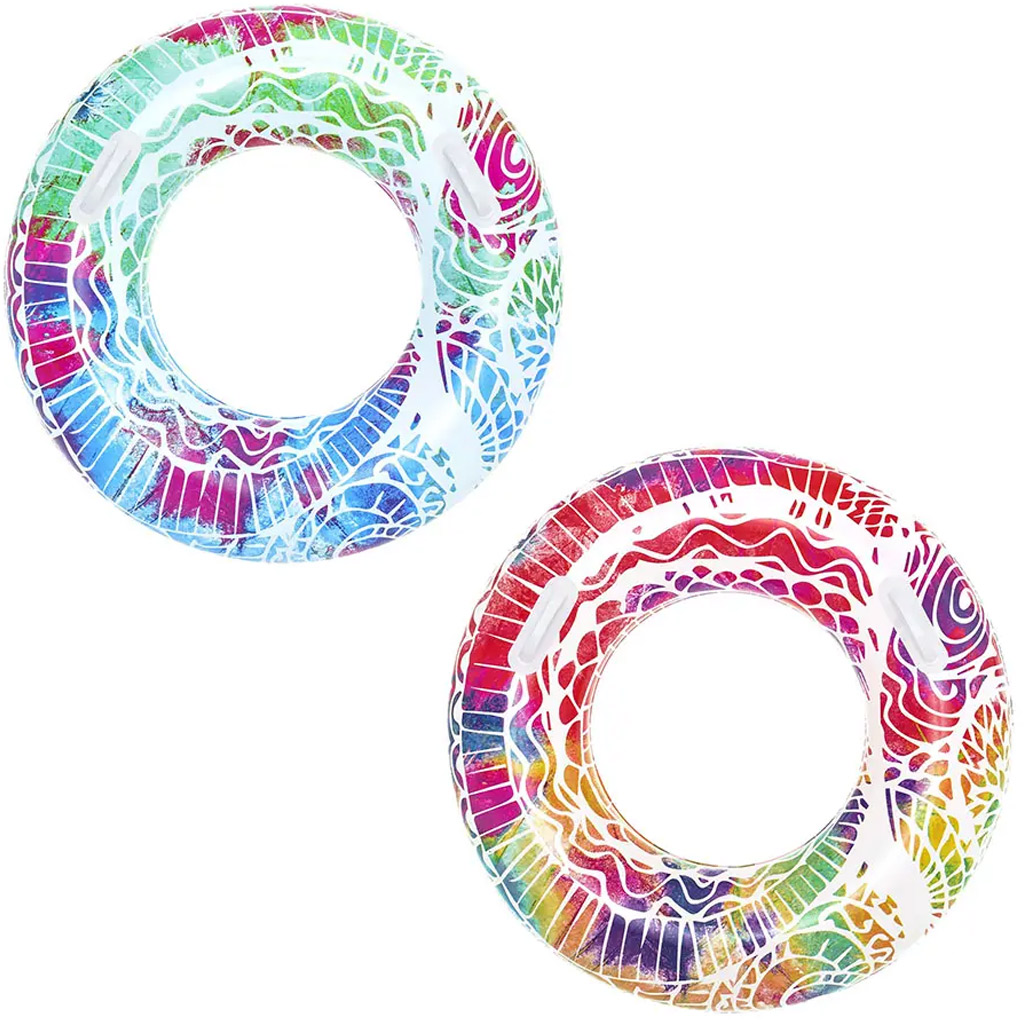 imagen de Bestway: Flotador inflable con diseño tropical abstracto en dos versiones de 91 cm 1
