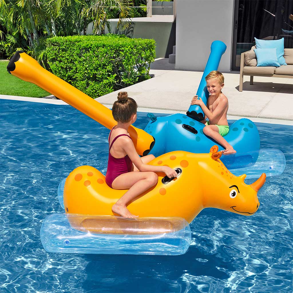 imagen de Bestway: Juego de piscina para niños Rinoceronte 2 unidades 148x89x61cm 3