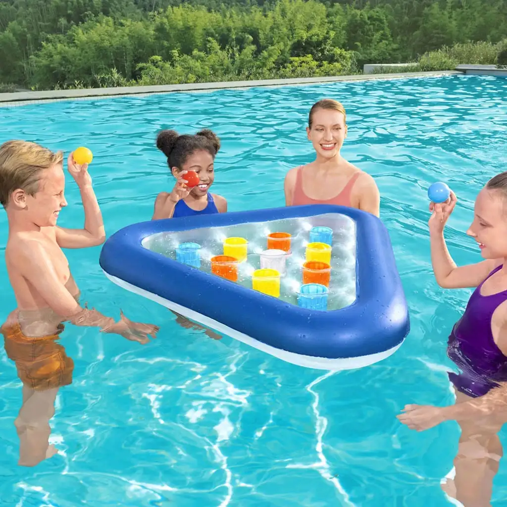 imagen de Bestway: Juego de playa de waterpong inflable con pelotas 105cm 2