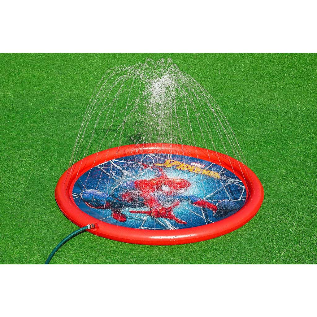 imagen de Bestway: Piscina de chapoteo con pulverizador de agua de Spider-Man™ 165cm 2