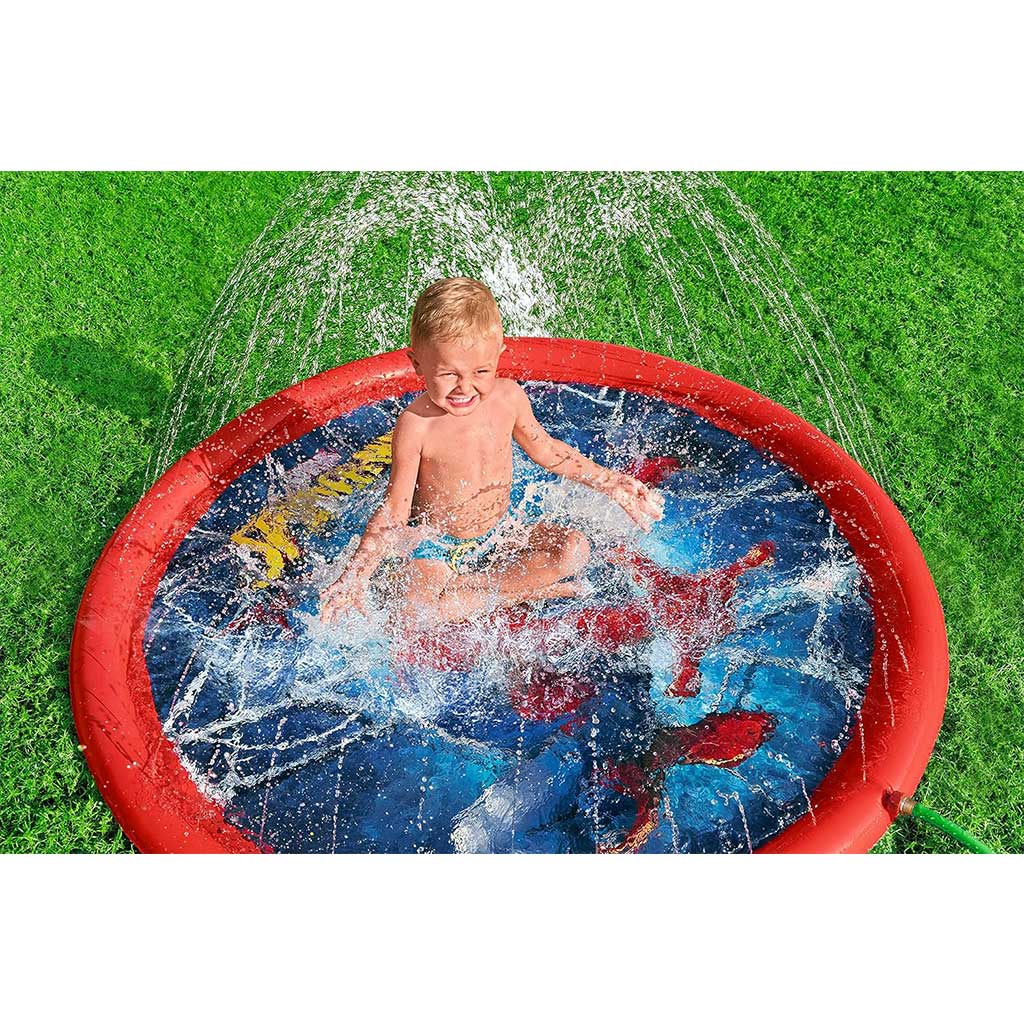 imagen de Bestway: Piscina de chapoteo con pulverizador de agua de Spider-Man™ 165cm 3